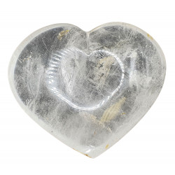 Crystal quartz heart