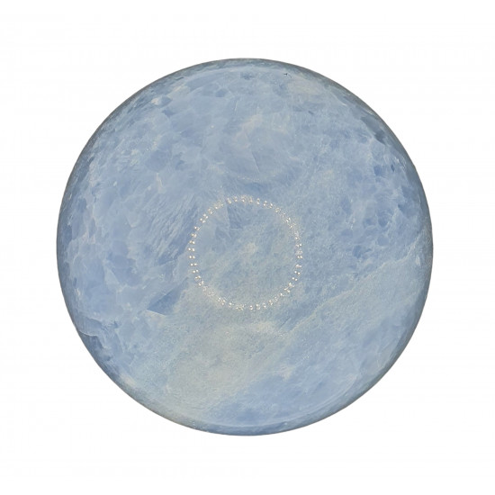 Blue calcite Sphere