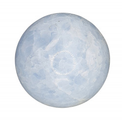 Blue calcite Sphere