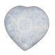 Blue calcite Heart