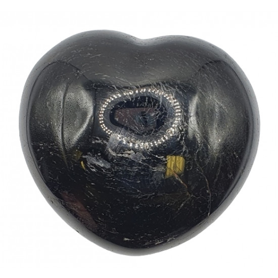 black tourmaline heart