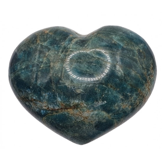 Blue apatite heart