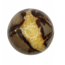 yellow septarian sphere