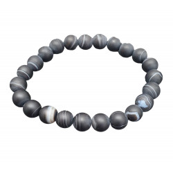Matte Sardonyx Bracelet 8mm