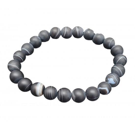 Matte Sardonyx Bracelet 8mm Matte Sardonyx Bracelet 8mm