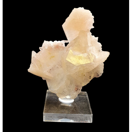 apophyllite on stilbite