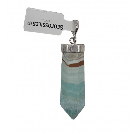 Sterling Silver Caribbean calcite pendant Sterling Silver Caribbean calcite pendant