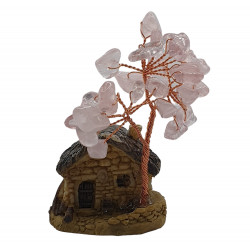 house tree rose quartz