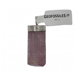 Sterling Silver kunzite pendant