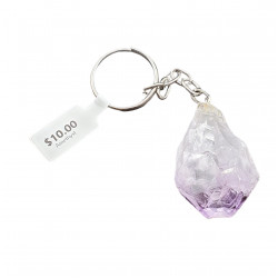 key chain amethyst