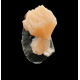 stilbite on chalcedony