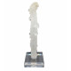 apophyllite on chalcedony stalactite