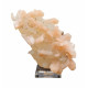 stilbite on chalcedony on calcite
