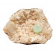 green apophyllite on stilbite and heulandite