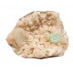 green apophyllite on stilbite and heulandite
