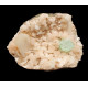 green apophyllite on stilbite and heulandite