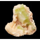 green apophyllite on stilbite and heulandite
