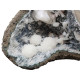 Mesolite with chalcedony stilbite and calcite