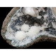 Mesolite with chalcedony stilbite and calcite