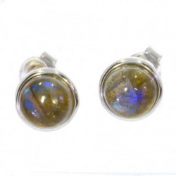 Sterling Silver Labradorite Earrings E-18-01