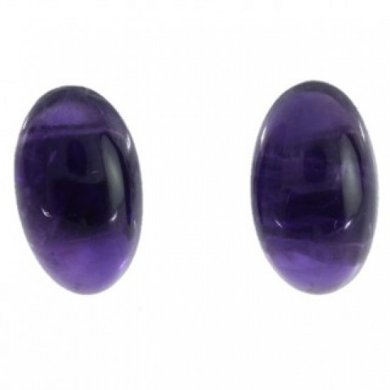 Sterling Silver Amethyst Earrings E-18-03