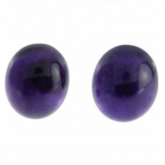Sterling Silver Amethyst Earrings E-18-04