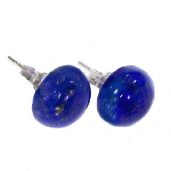 Sterling Silver Earrings Lapis Lazuli E-18-05