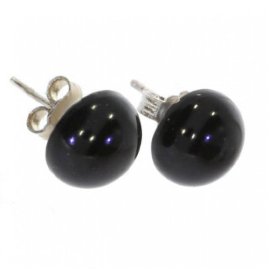 Sterling Silver Black Onyx Earrings E-18-05