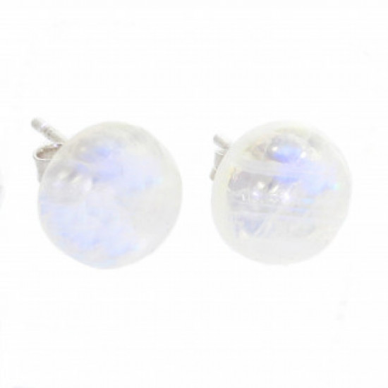 Sterling Silver Moonstone Earrings E-18-05
