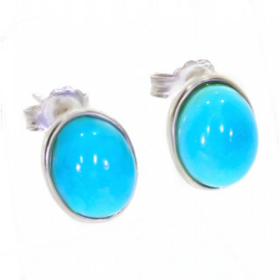 Sterling Silver Turquoise Earrings E-22-02