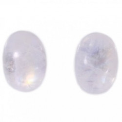 boucles d'oreilles argent pierre de lune E-22-04