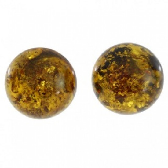 Sterling Silver Amber Earrings E-22-05 Sterling Silver Amber Earrings E-22-05