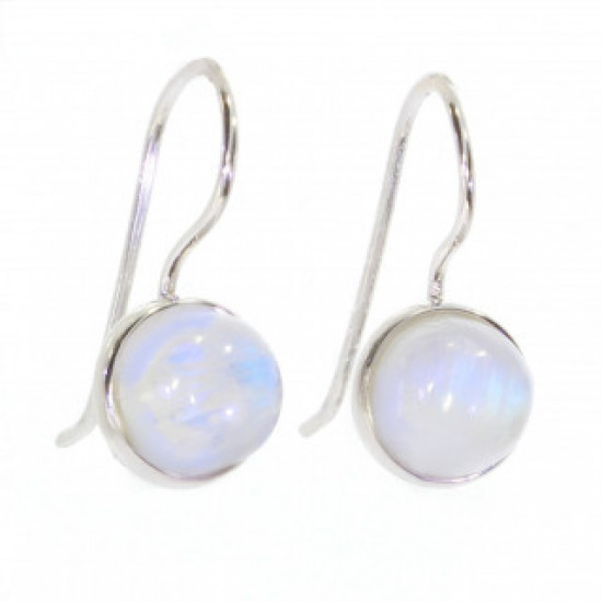 Sterling Silver Moonstone Earrings E-22-06