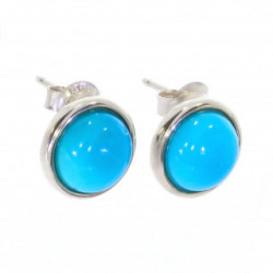 Sterling Silver Turquoise Earrings E-26-01