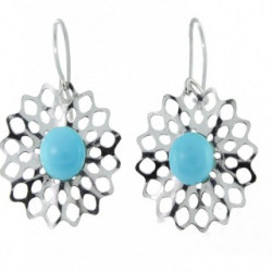 Sterling Silver Turquoise Earrings E-26-02