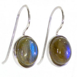 Sterling Silver Labradorite Earrings E-26-06
