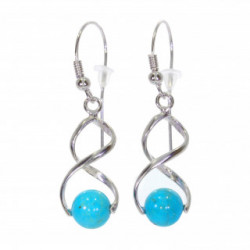 Sterling Silver Turquoise Earrings E-26-07
