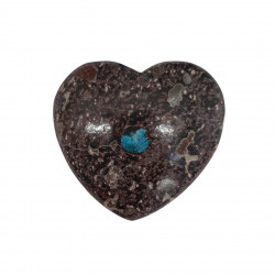 Cavansite heart