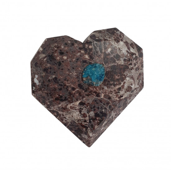 Cavansite heart