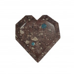 Cavansite heart