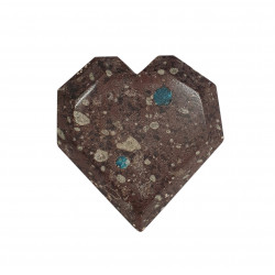 Cavansite heart