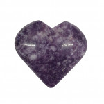 Lepidolite Heart