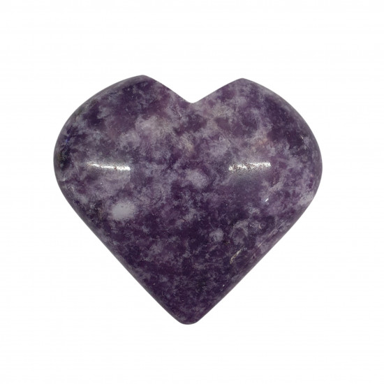 Lepidolite Heart
