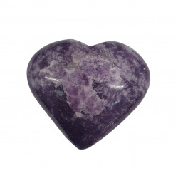 Lepidolite Heart