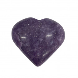 Lepidolite Heart