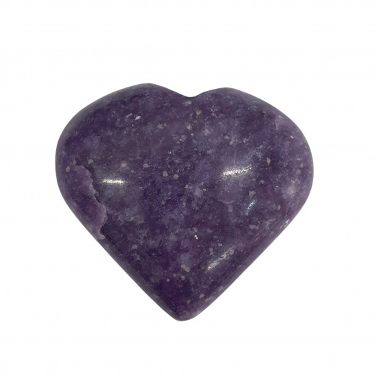 Lepidolite Heart