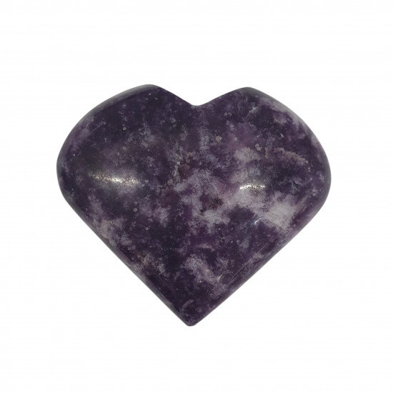 Lepidolite Heart