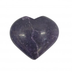 Lepidolite Heart