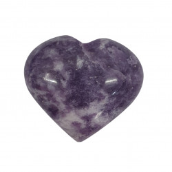 Lepidolite Heart