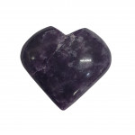 Lepidolite Heart